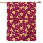 Christmas Deer Pattern Print House Flag