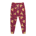 Christmas Deer Pattern Print Jogger Pants