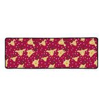 Christmas Deer Pattern Print Long Kitchen Mat