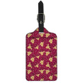 Christmas Deer Pattern Print Luggage Tag