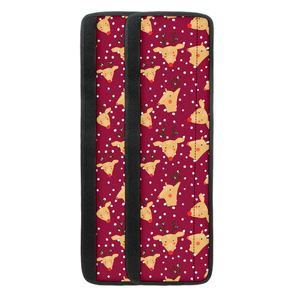 Christmas Deer Pattern Print Refrigerator Handle Covers