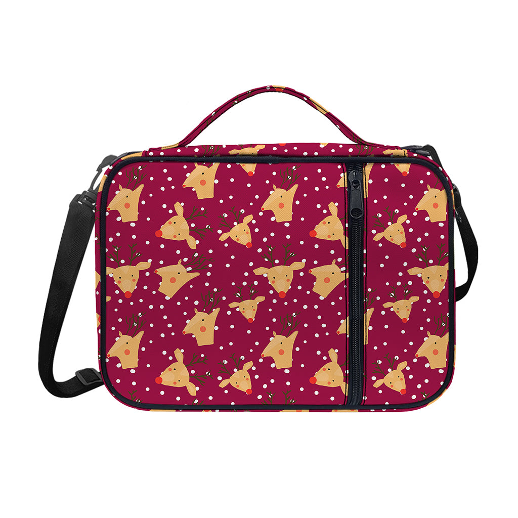 Christmas Deer Pattern Print Shoulder Strap Bible Bag
