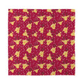 Christmas Deer Pattern Print Silk Bandana