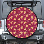 Christmas Deer Pattern Print Tire Cover