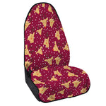 Christmas Deer Pattern Print Waterproof Car Seat Cover