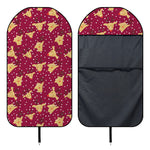 Christmas Deer Pattern Print Waterproof Car Seat Cover
