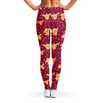 Christmas Deer Pattern Print Women's Leggings