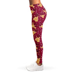Christmas Deer Pattern Print Women's Leggings