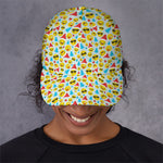 Christmas Emoji Pattern Print Baseball Cap