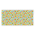 Christmas Emoji Pattern Print Beach Towel