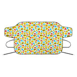 Christmas Emoji Pattern Print Car Windshield Snow Cover