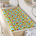 Christmas Emoji Pattern Print Changing Pad Cover
