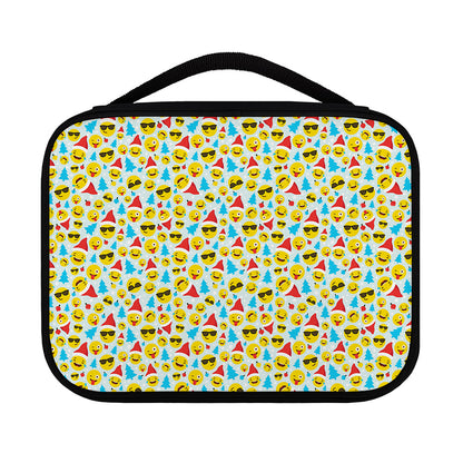 Christmas Emoji Pattern Print Classic Bible Case