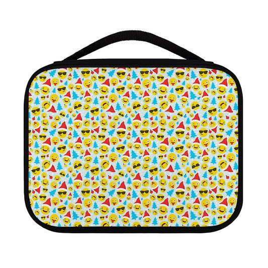 Christmas Emoji Pattern Print Classic Bible Case
