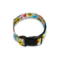 Christmas Emoji Pattern Print Dog Collar