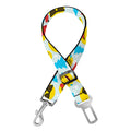 Christmas Emoji Pattern Print Dog Seat Belt
