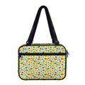Christmas Emoji Pattern Print Double Strap Bible Bag
