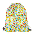 Christmas Emoji Pattern Print Drawstring Bag