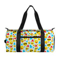 Christmas Emoji Pattern Print Gym Bag