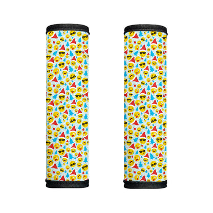 Christmas Emoji Pattern Print Handle Covers