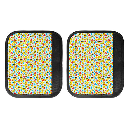 Christmas Emoji Pattern Print Handle Covers
