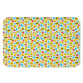 Christmas Emoji Pattern Print Indoor Door Mat