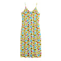 Christmas Emoji Pattern Print Jersey Midi Cami Dress