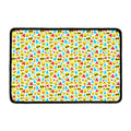 Christmas Emoji Pattern Print Kitchen Mat