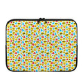 Christmas Emoji Pattern Print Laptop Sleeve