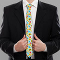 Christmas Emoji Pattern Print Necktie
