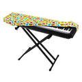 Christmas Emoji Pattern Print Piano Keyboard Cover