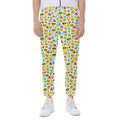 Christmas Emoji Pattern Print Joggers