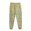 Christmas Emoji Pattern Print Sweatpants