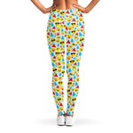 Christmas Emoji Pattern Print Women's Leggings