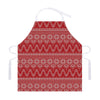 Christmas Festive Knitted Pattern Print Adjustable Apron