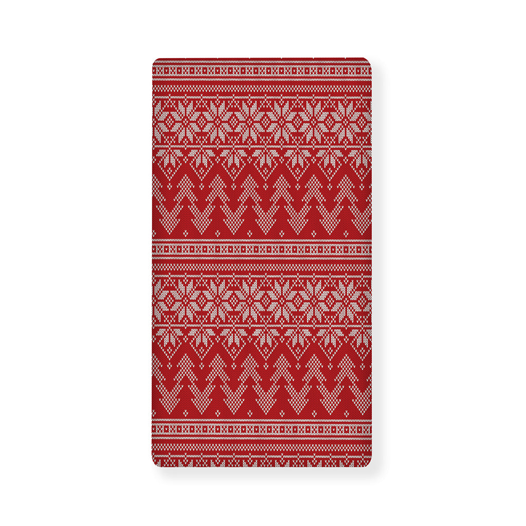Christmas Festive Knitted Pattern Print Baby Crib Sheet