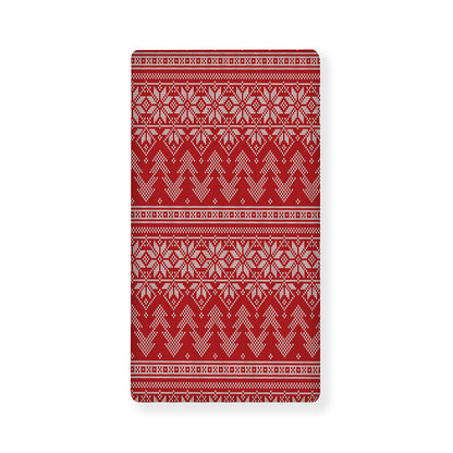 Christmas Festive Knitted Pattern Print Baby Crib Sheet