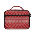 Christmas Festive Knitted Pattern Print Briefcase Bible Bag