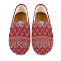 Christmas Festive Knitted Pattern Print Casual Shoes
