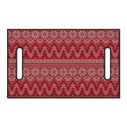 Christmas Festive Knitted Pattern Print Golf Cart Seat Cover