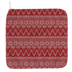 Christmas Festive Knitted Pattern Print Hand Towel