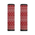 Christmas Festive Knitted Pattern Print Handle Covers