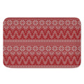 Christmas Festive Knitted Pattern Print Indoor Door Mat