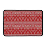 Christmas Festive Knitted Pattern Print Kitchen Mat