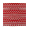 Christmas Festive Knitted Pattern Print Silk Bandana