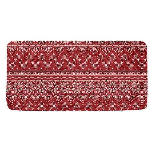 Christmas Festive Knitted Pattern Print Towel