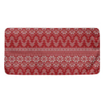 Christmas Festive Knitted Pattern Print Towel