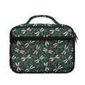 Christmas Floral Dragonfly Pattern Print Briefcase Bible Bag