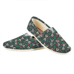 Christmas Floral Dragonfly Pattern Print Casual Shoes