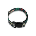 Christmas Floral Dragonfly Pattern Print Dog Collar